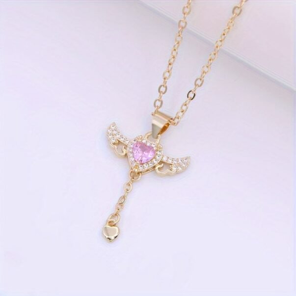 pink heart pendant