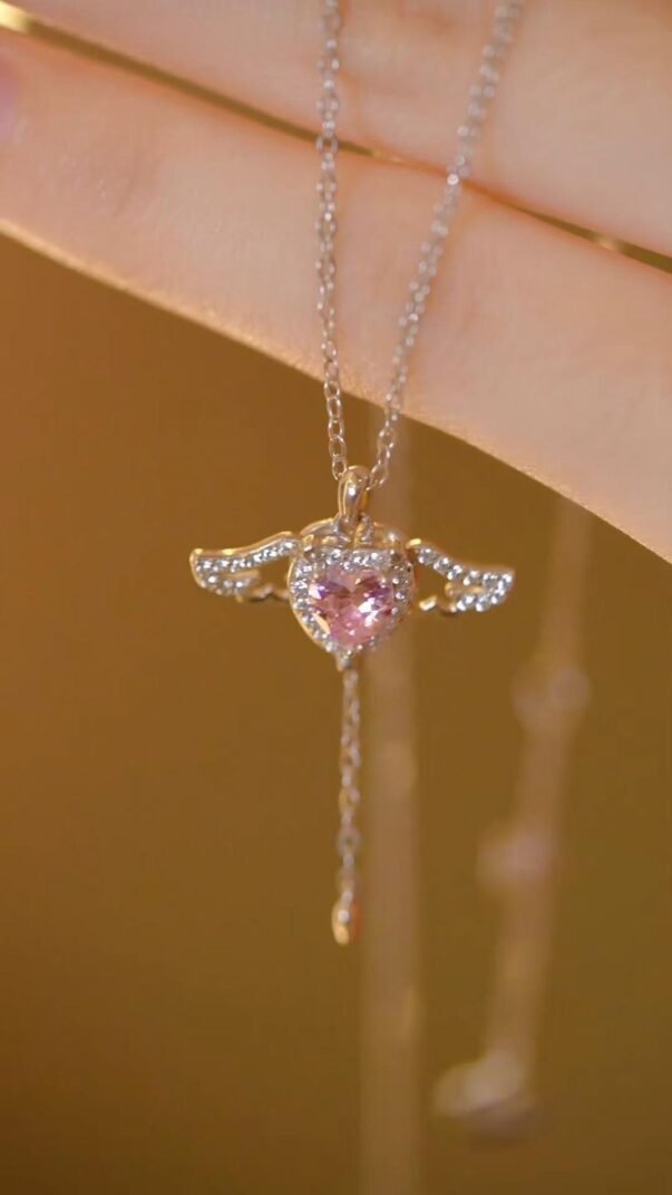 pink heart pendant
