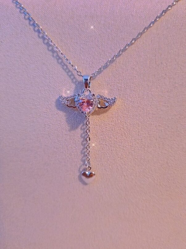 pink heart pendant